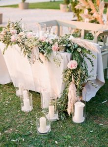 Infinito Amore floral wedding decorations